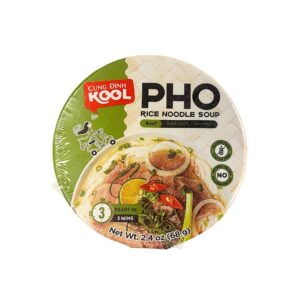 KOOL Pho Beef Rice Noodle Bowl 12x68g