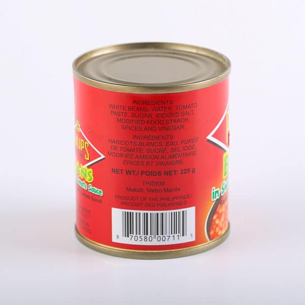 67 1626 870580007115 Philips Beans in Tomato Sauce 225g No.3