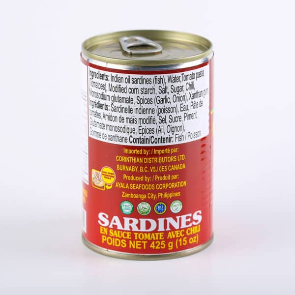 70 1606 857451000451 Mega Sardines Tomato Sauce with Chili 425g No.3
