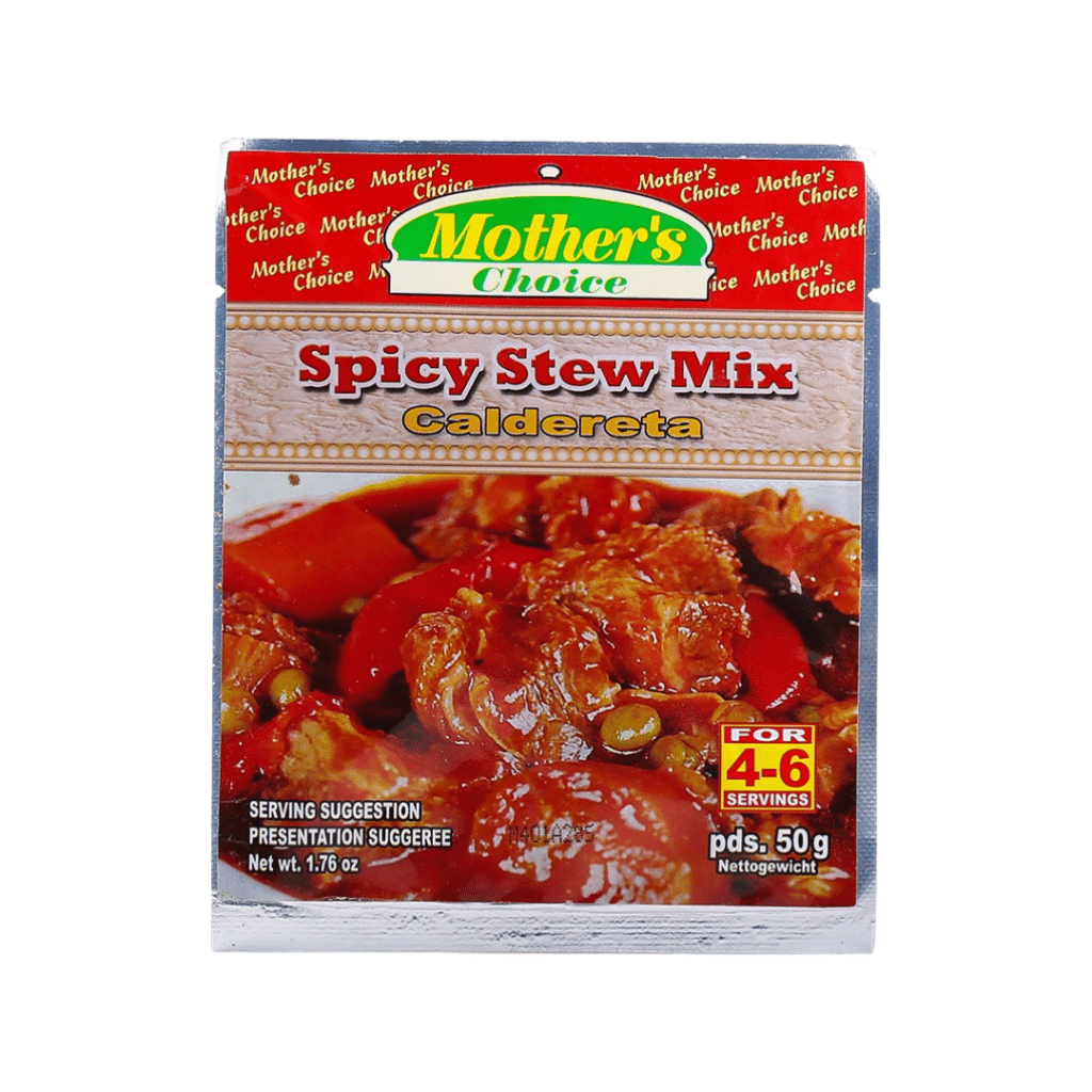 Mother's Choice Spicy Meat Stew Mix Caldereta | Corinthian Distributors