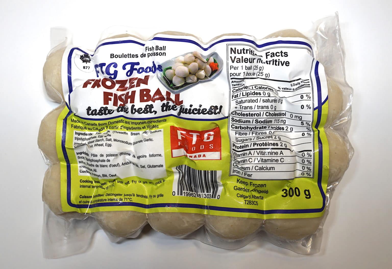 FTG Food Frozen Fish Ball Corinthian Distributors