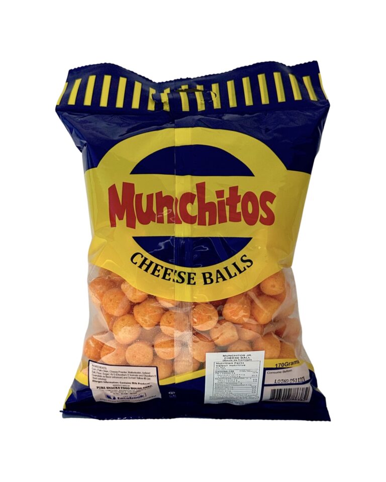 JR MUNCHITOS Cheese Balls 20/170g Corinthian Distributors