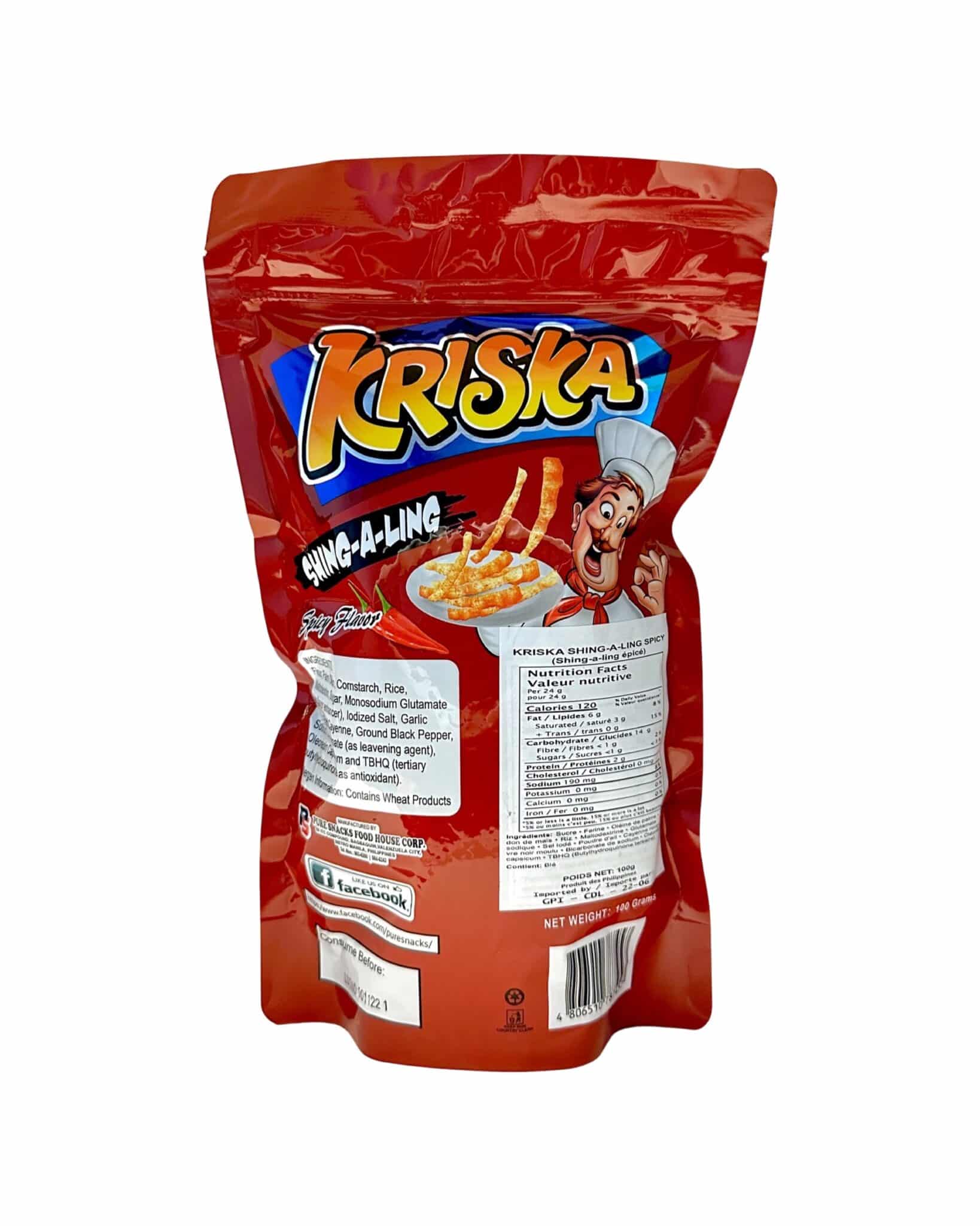 KRISKA Shingaling Spicy 24x100g Corinthian Distributors