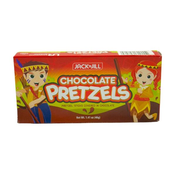 JACK N JILL Choco Pretzels 100x40g