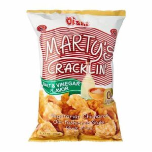 OISHI Marty's Cracklin Salt & Vinegar 30x90 g
