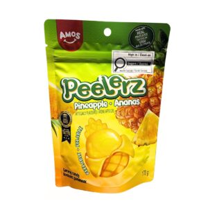 4D Peelerz Gummy Pineapple (Peelable) 12x170g