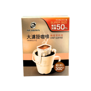 Mr. Brown Drip Coffee Dark Roast 12x(10x15g)