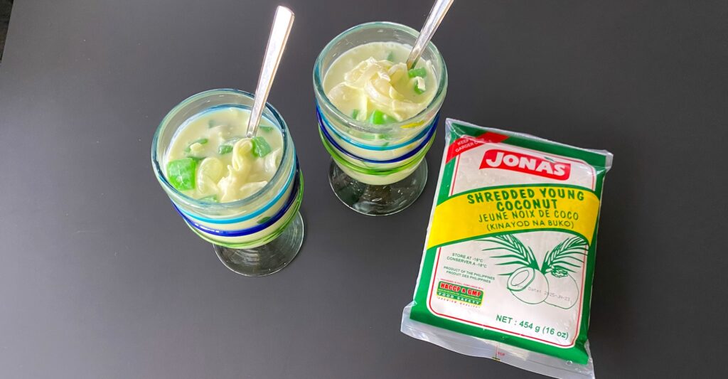 creamy coconut dessert