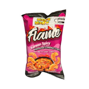 Miaow Miaow Flame Korean Spicy Cuttlefish Crackers 30x50g