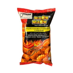 Miaow Miaow Hot & Spicy Cuttlefish Crackers 20x150g